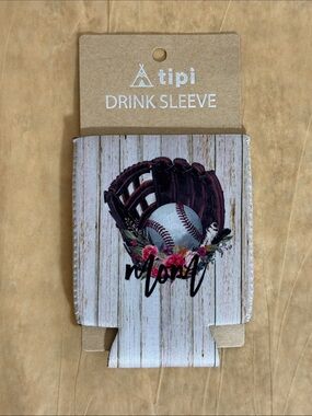 Tipi Floral Baseball Drink Sleeve